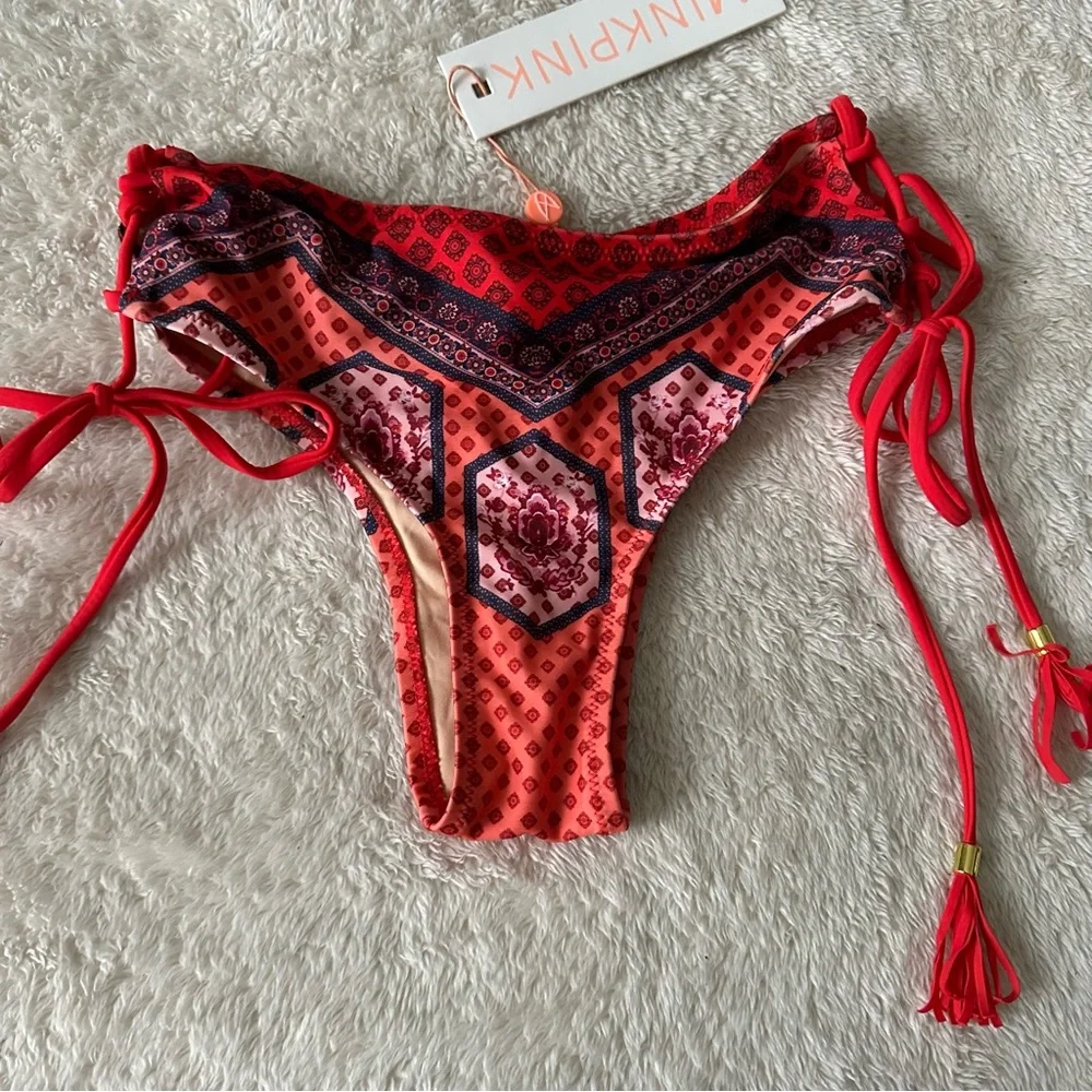 NWT MinkPink Rosewater Two Piece Bikini sz S